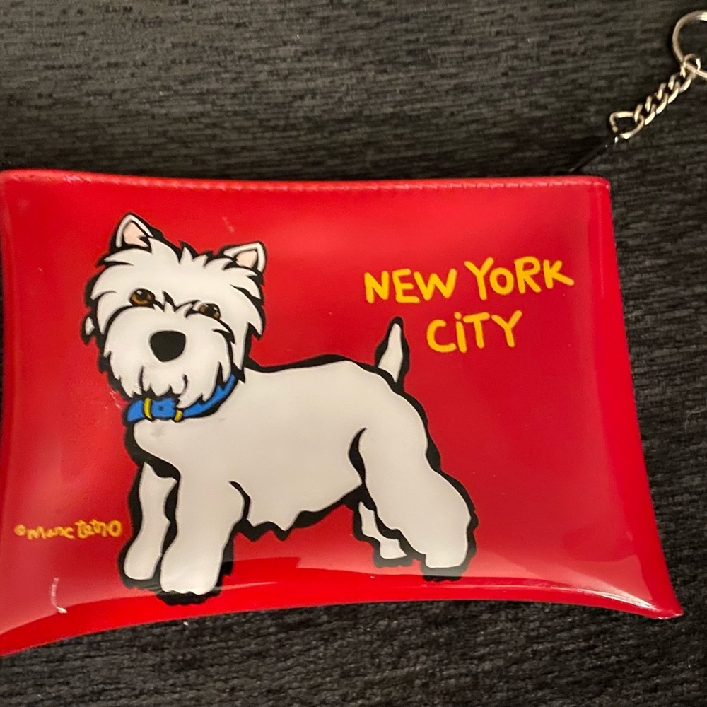 Marc Tetro Red New York City Dog Pouch
